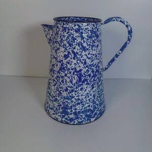 Enamel Metal Vintage Watering Can